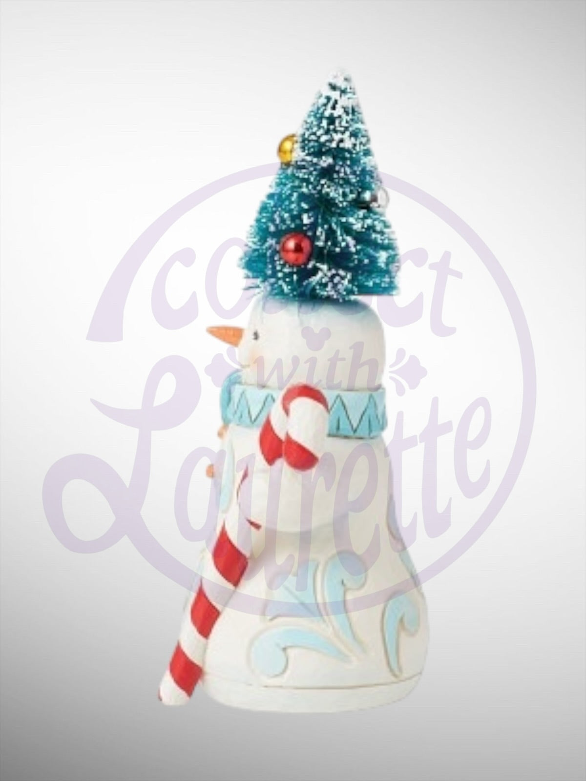 Jim Shore Heartwood Creek - Candy Cane Crush Snowman Figurine